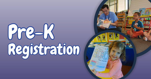 Pre-K registration open through May 21, click here
