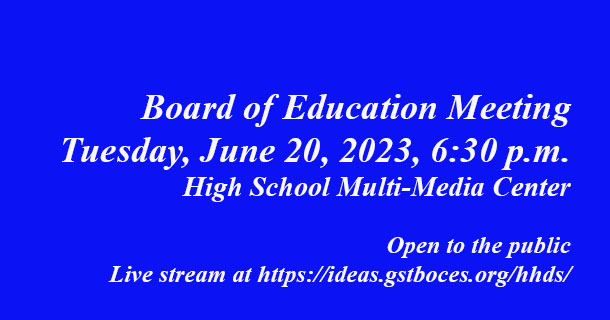Board of Education meeting rescheduled to June 20